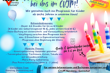 Kindergeburtstage im CVJM
