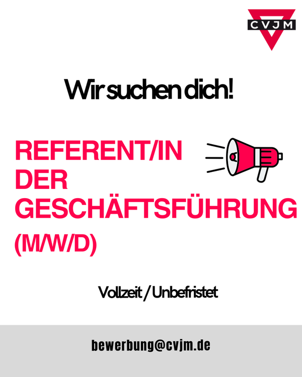 Stellenanzeigen CVJM Deutschland